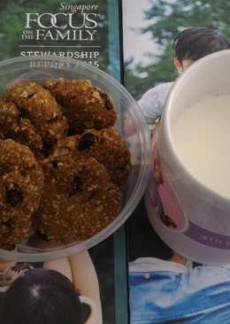 Raisin oatmeal cookies... cemilan sehat ððð