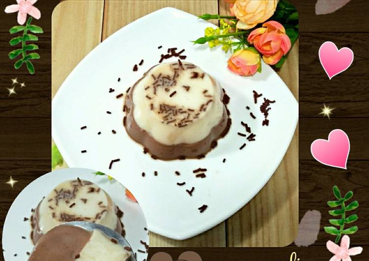 resep Silky Pudding UHT