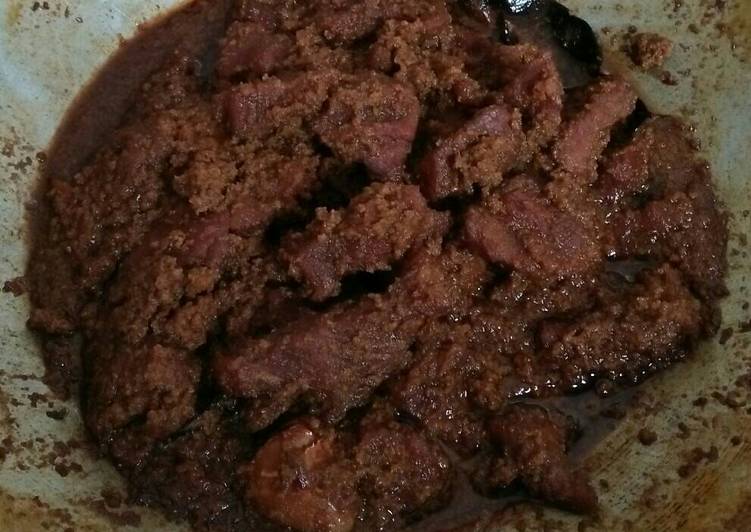 bahan dan cara membuat Lapis Daging Sapi