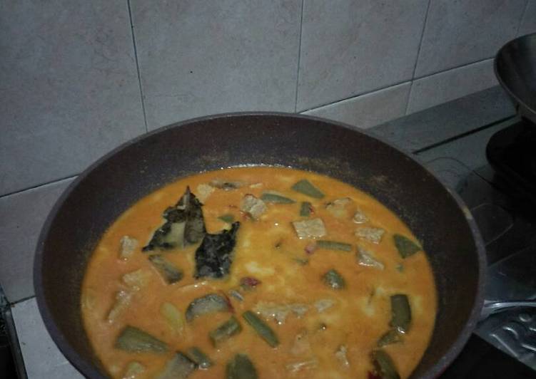 resep Sayur lodeh terong susu