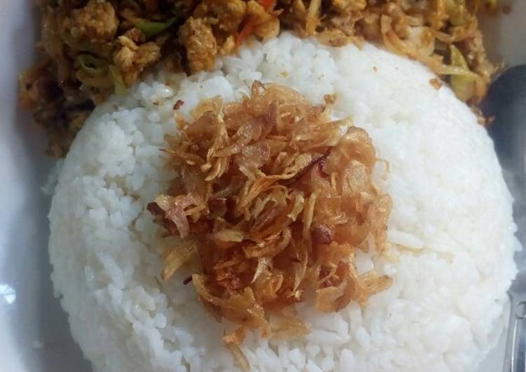 resep makanan Telor orak arik bumbu kare