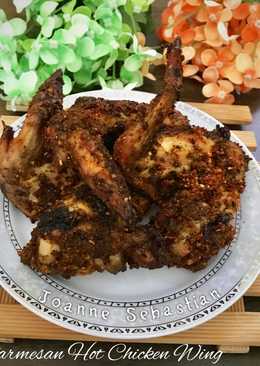Parmesan Hot Chicken Wing -Keto #ketopad