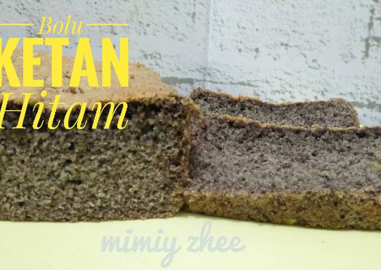 resep makanan Bolu ketan hitam