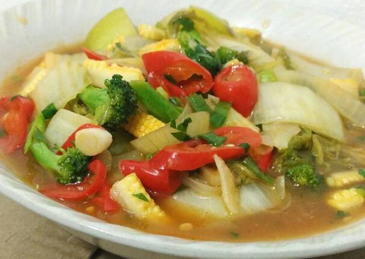 resep masakan Tumis Sawi Putih