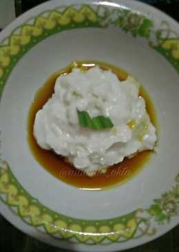 Bubur sumsum saus gula merah