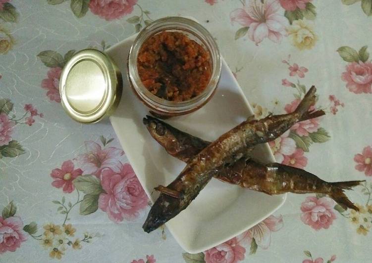 bahan dan cara membuat Sambal Roa (taste sunda) ??