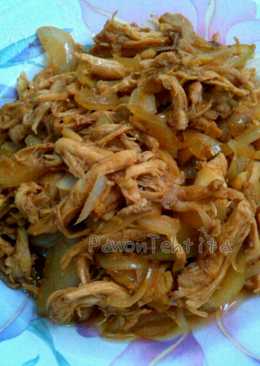 Ayam Suwir Saus Tiram