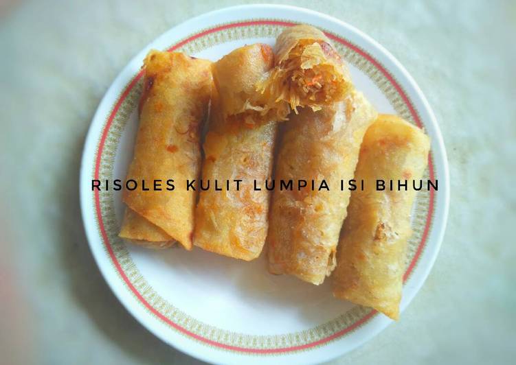 resep makanan Risoles kulit lumpia isi bihun