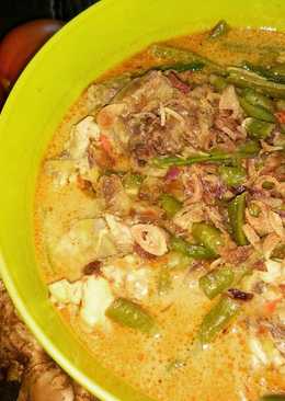 Gulai ayam & kacang panjang praktis