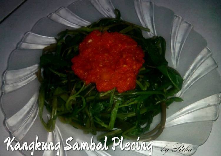 cara membuat Kangkung Sambal Plecing