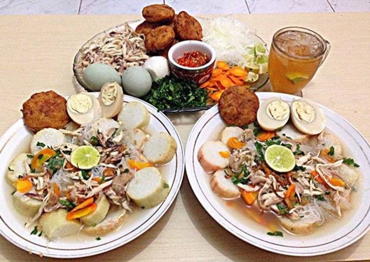 gambar untuk cara membuat Soto Banjar asli kalsel