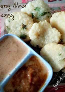 Cireng Nasi bumbu kacang
