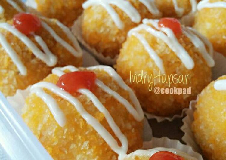 resep Bitterballen Macaroni Sosis Ayam Keju