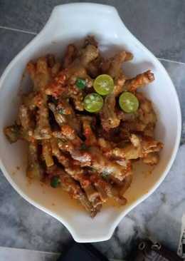 Seblak ceker pedas asam