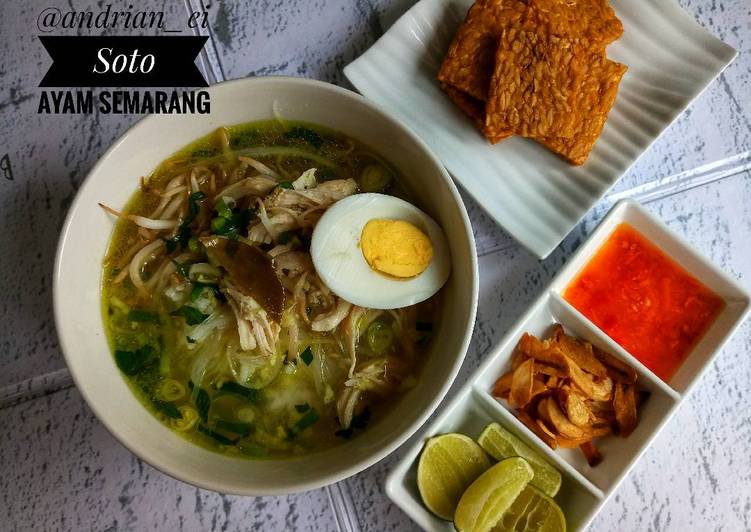 resep lengkap untuk Soto Ayam Semarang