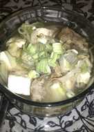 Tahu taoge kuah plus daging (pr_recookmasakan berkuah)