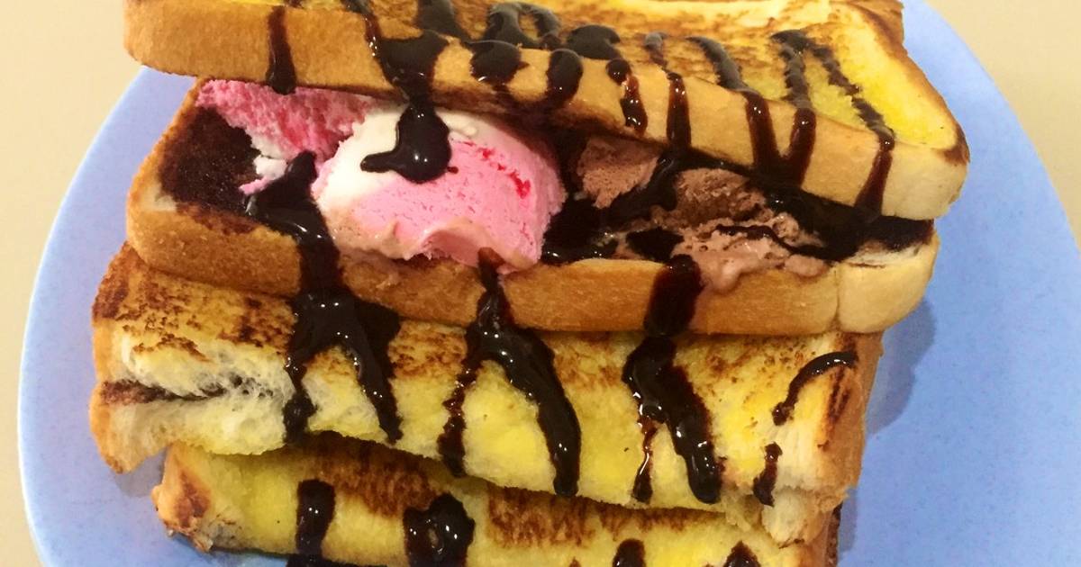  Resep  Roti Sandwich  Bakar Ice  Cream  oleh lienahp Cookpad