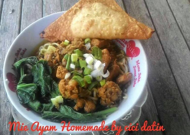 resep Mie Ayam Homemade