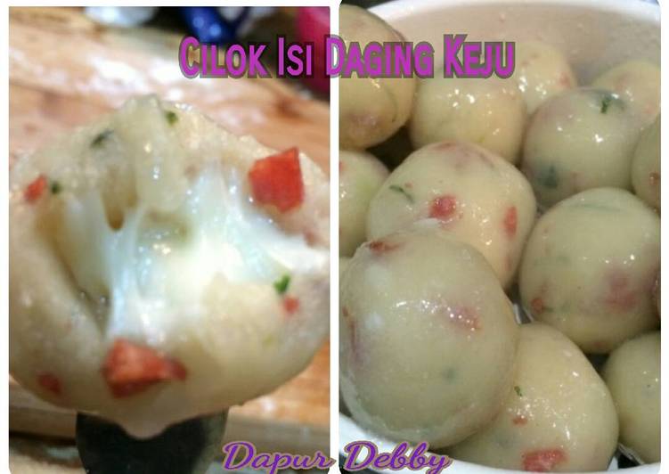 resep Cilok isi daging keju layak jual