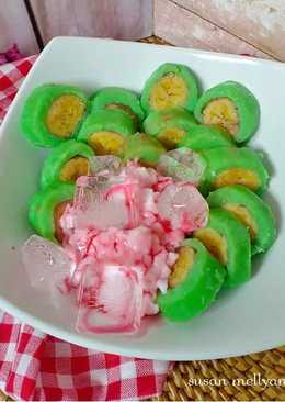 Es pisang ijo