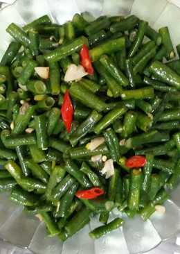 Oseng oseng kacang panjang hanya 3 bahan