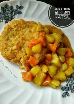 Vegan Curry With Tempe Katsu