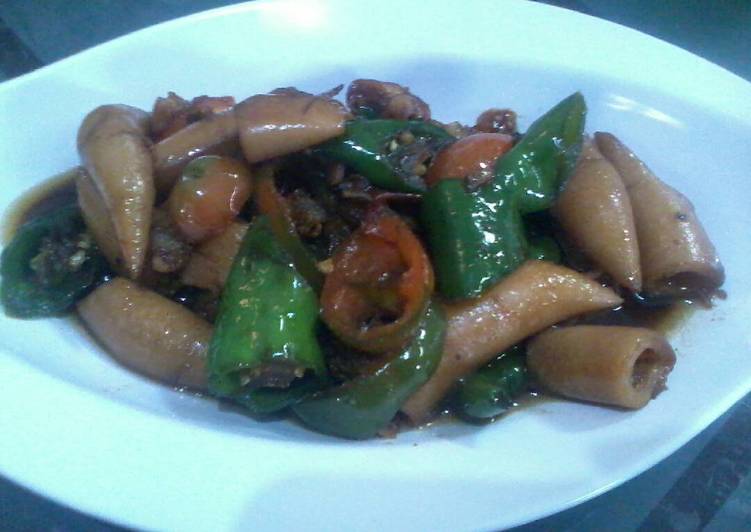 resep makanan Cumi Asin Cabe Ijo