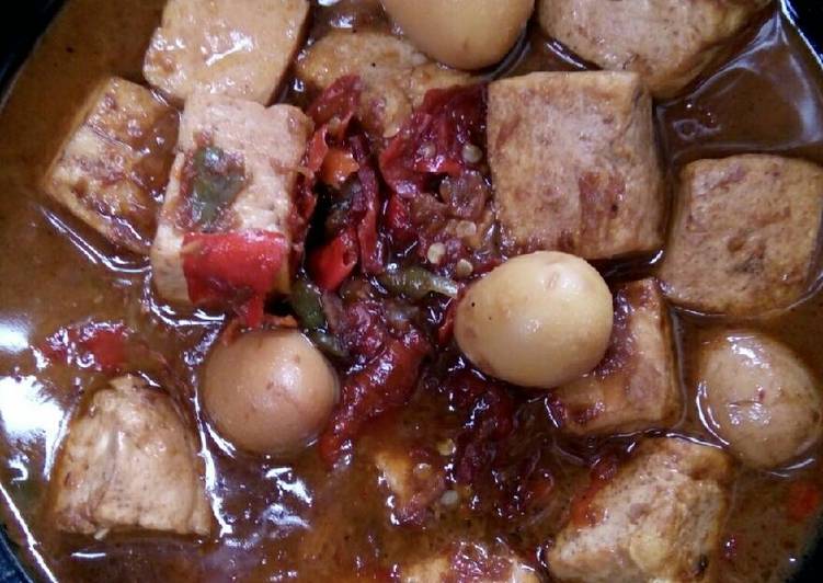 Resep Semur Pedas Tahu Telur Puyuh Oleh Dapur Pastrina Rasa