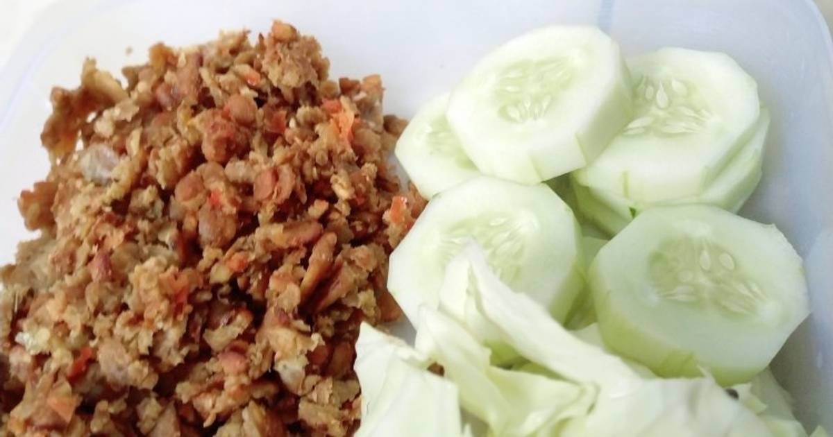 84 resep sambal tempe geprek uleg enak dan sederhana - Cookpad