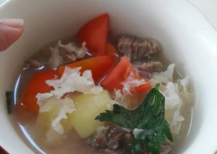 resep masakan Sop daging dan sayuran