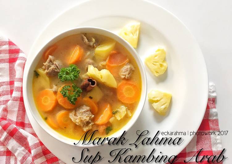 gambar untuk resep makanan Marak Lahma - Sop Kambing Arab