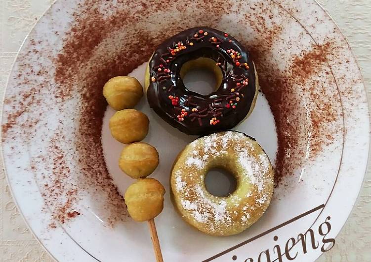 gambar untuk resep Donat pandan