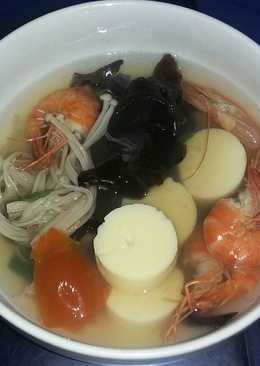 Sop udang&jamur menu anak