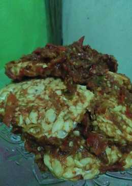 Tempe penyet kukus