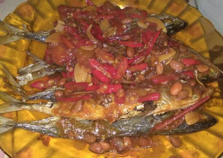 resep lengkap untuk Kembung rebus tauco