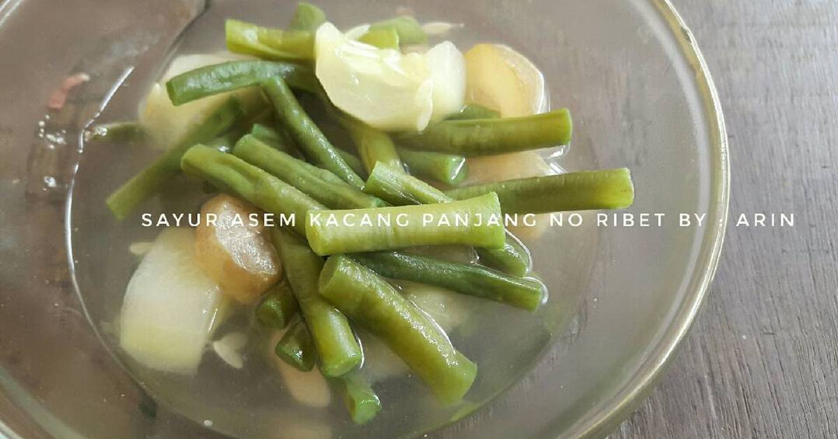 1 136 resep sayur asam kacang panjang enak dan sederhana 