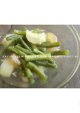 Sayur asem kacang panjang no ribet