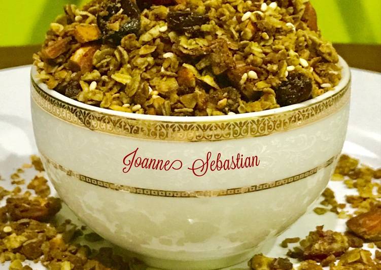 Resep Green Tea Granola By Joanne Sebastian