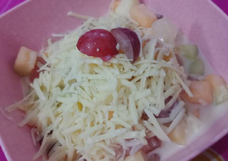 cara membuat Salad Buah