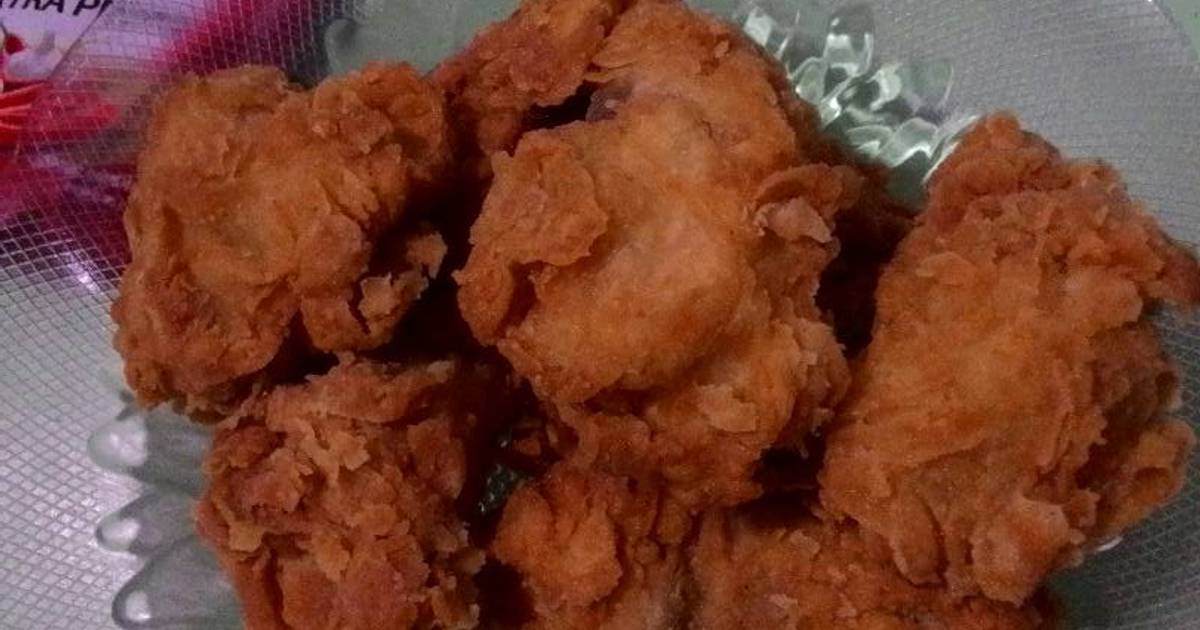 Resep Ayam kentucky "no ribet" ala Ibue amanda