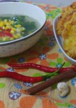 Sayur Bayam dengan Jagung manis