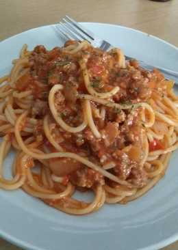 Spaghetti Bolognese Daging Cincang