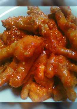 Rica-rica ceker pedas (mix tahu)