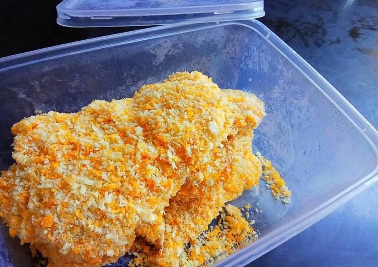 cara membuat Frozen Chicken Katsu