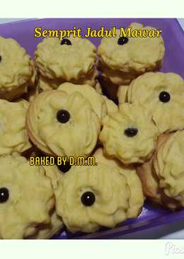 Kue kering semprit jadul mawar