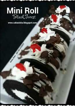 Miniroll Black Forest (Bolu Gulung Black Forest)