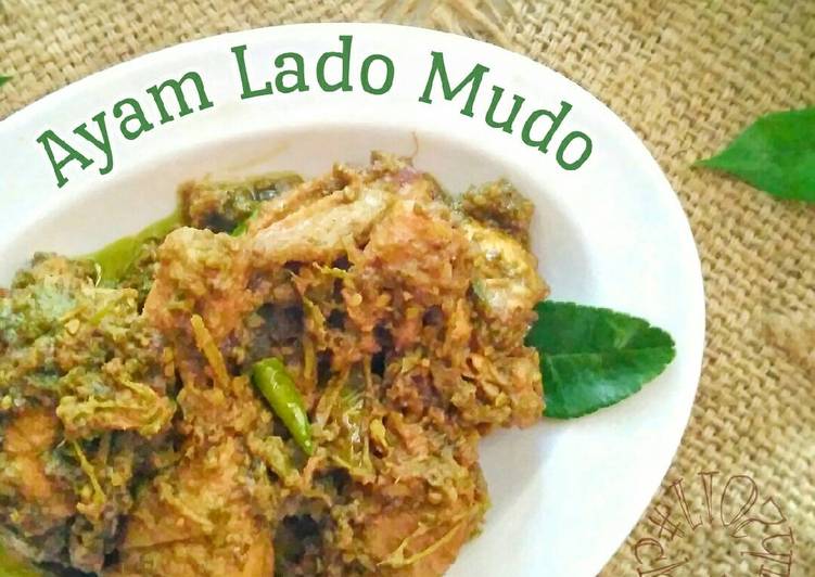 bahan dan cara membuat Ayam Lado Mudo