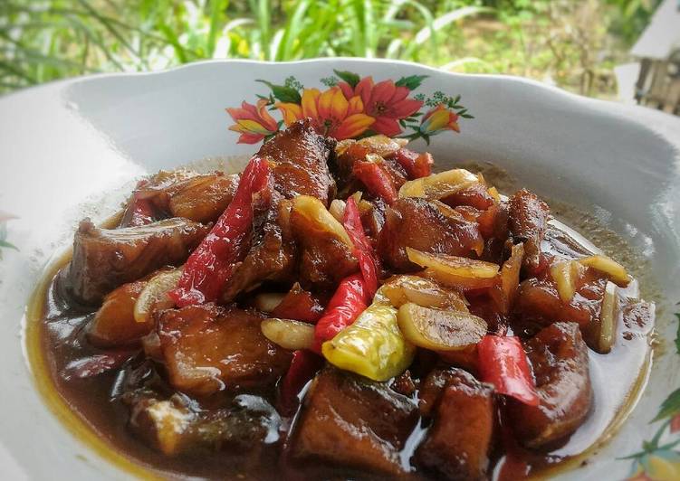 resep makanan Ikan Asin Telang Asam Manis