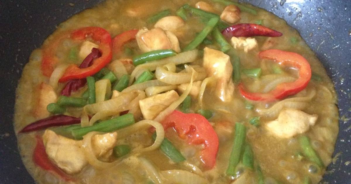 Resep Thai Green Curry Chicken ala Dapur Sarasvati