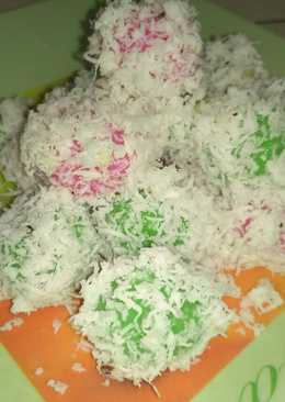 Klepon Pelangi no air Kapur Sirih #oLahan Kelapa